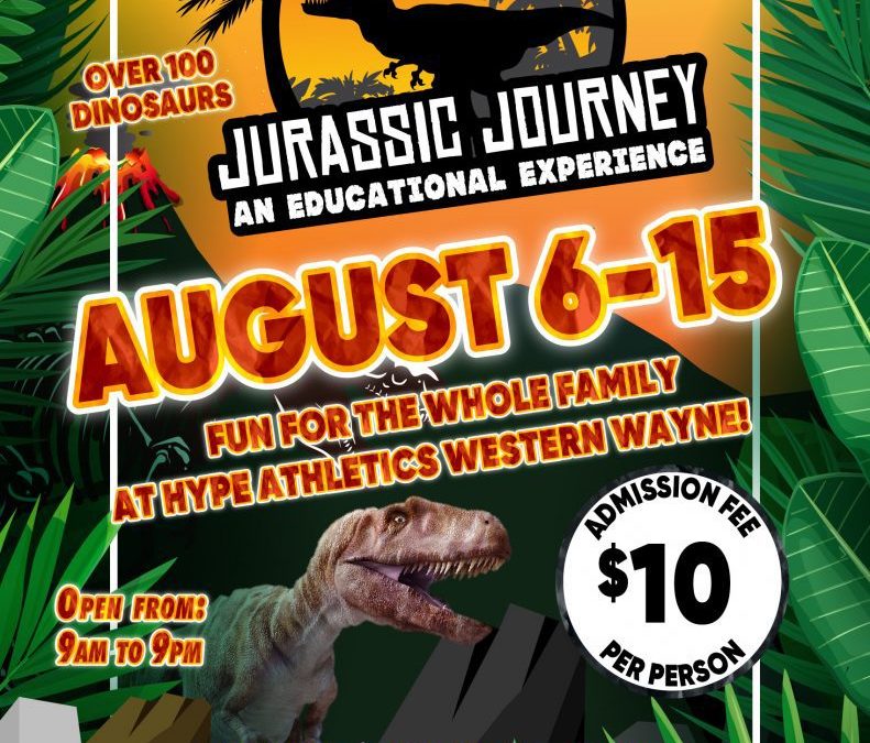 Jurassic Journey at HYPE Wayne